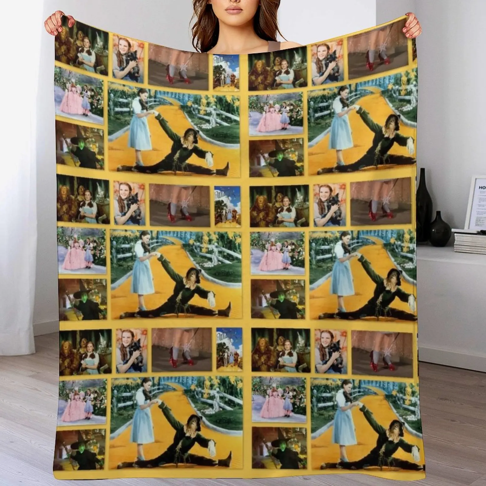 

We're off to see the wizard, the wonderful wizard of Oz! Throw Blanket Breathable Lightweight Blanket for Adults Kids