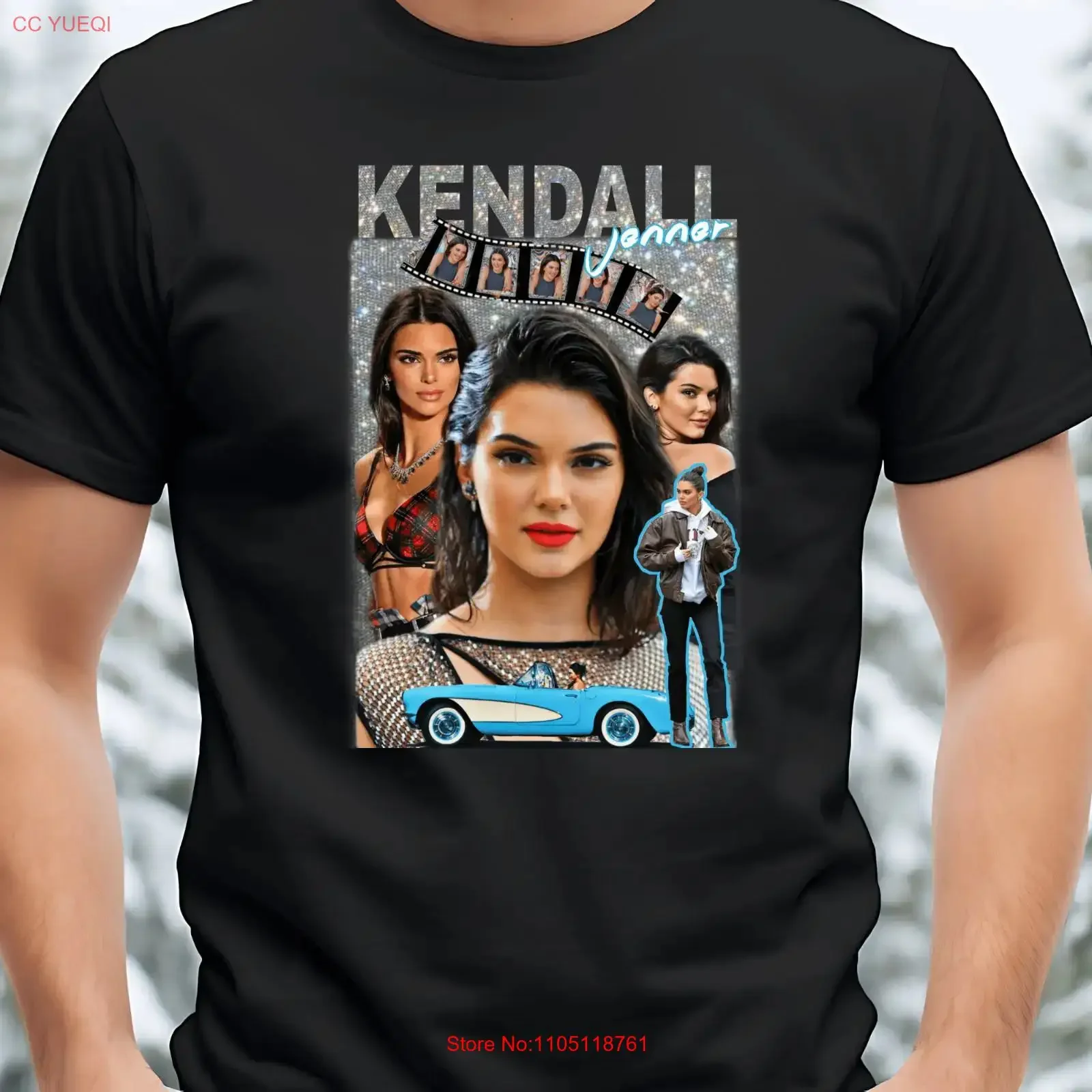 Kendall Jenner Fan T shirt Trendy Concert Various seizes and colours vintage Washed Comfortable Stretched Breathable fashion