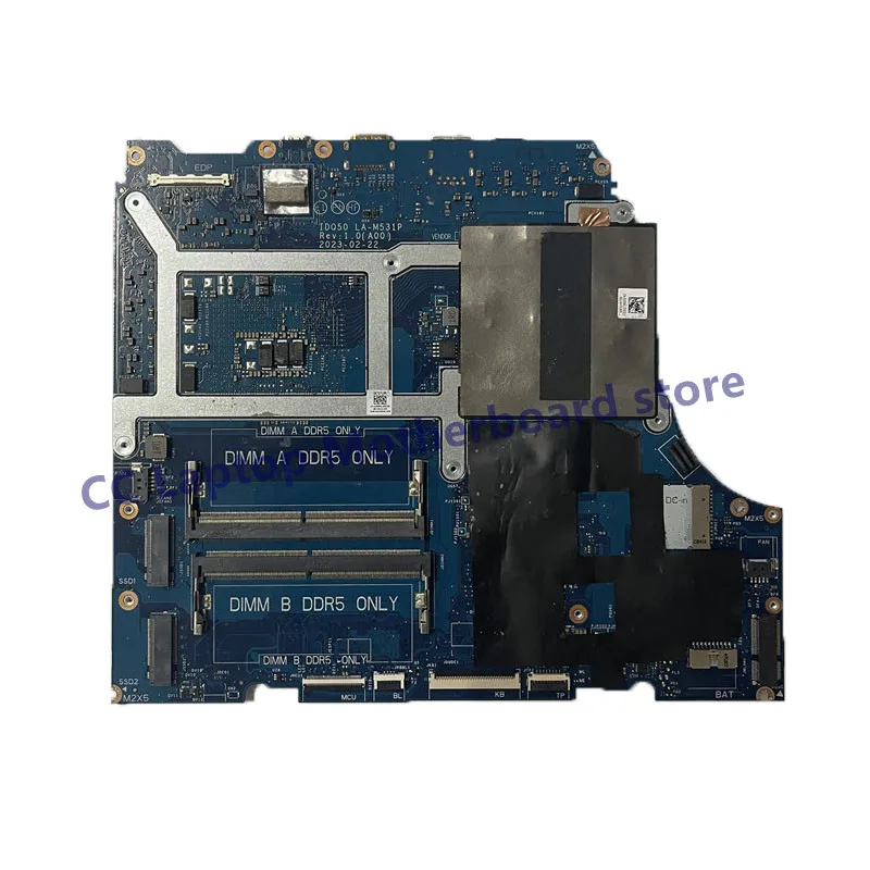 Placa-mãe LA-M531P para Dell G15 5530 aptop Placa-mãe com CPU I5