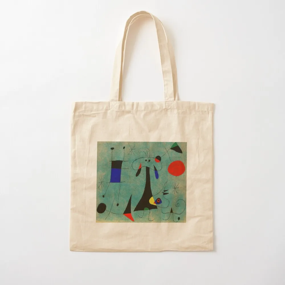 Joan Miró Personnage, Chien, Oiseaux - Figure, Dogs, Birds Tote Bag Lady bag tote bag woman Women's