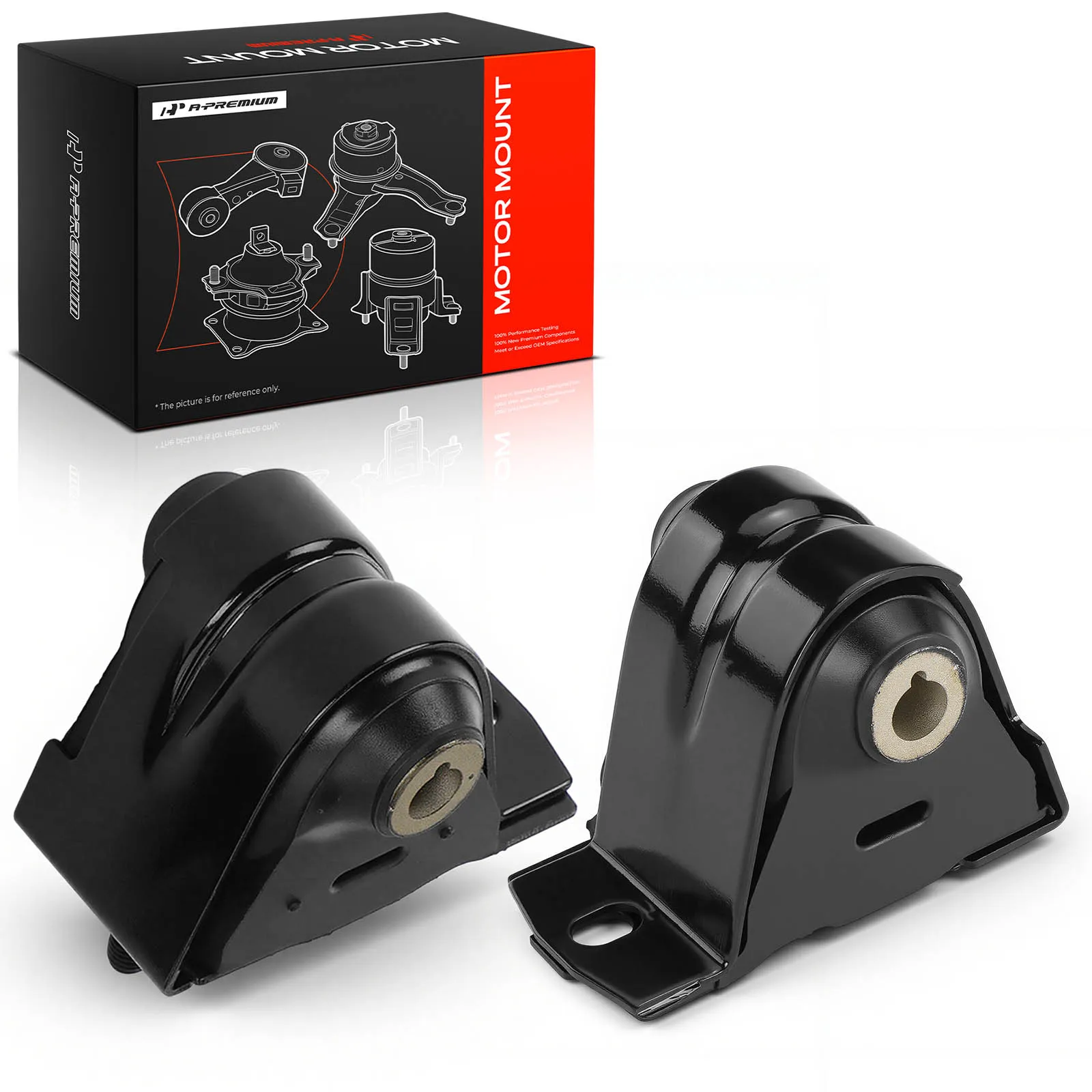A-Premium 2pcs Front Left & Right Engine Motor Mount for Jeep Wrangler TJ 1997-2006
