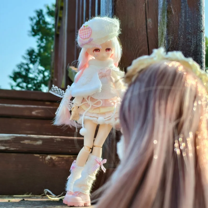 Autentica scatola cieca per trapianto di capelli Momotale Four Seasons Tea Story Bjd Doll Joint Mobile Kawaii Fashion Girl Festival Gift