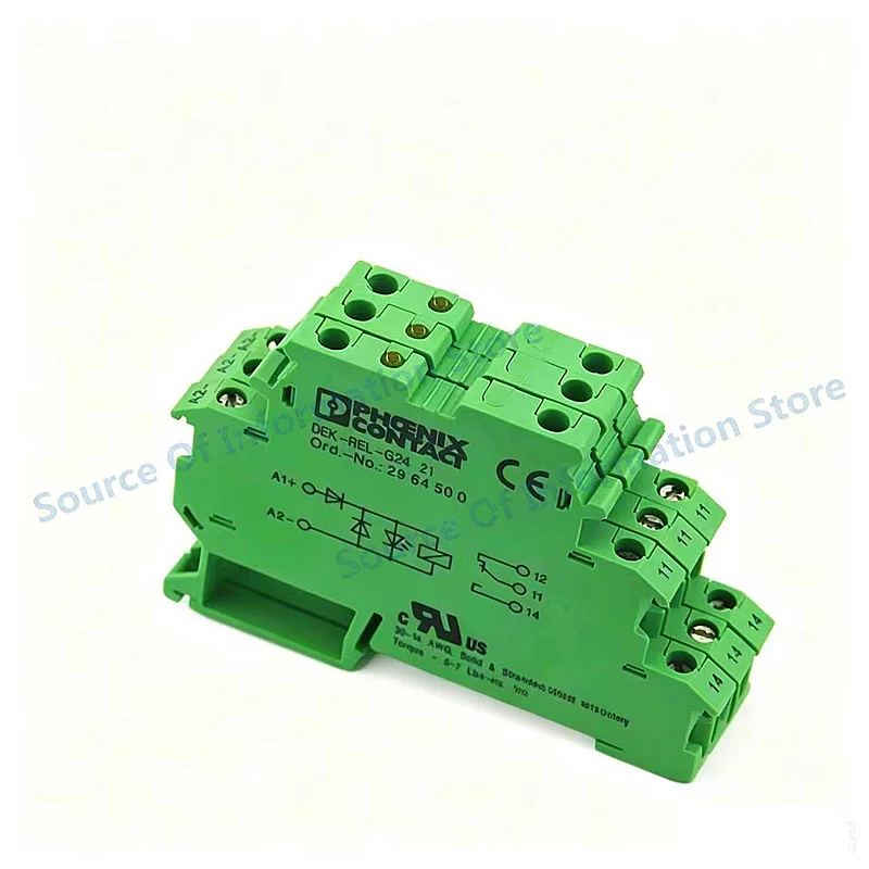 Phoenix Contact DEK-REL-G24/21 2964500 - 24 V DC Relay Module, 6 A SPDT Contact