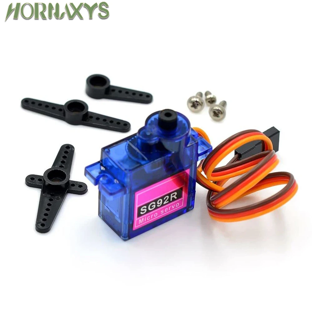 1-10pcs Rc Mini Micro Classic servos SG92R Blue 180 Degree for RC Planes Fixed Wing Aircraft Model Telecontro