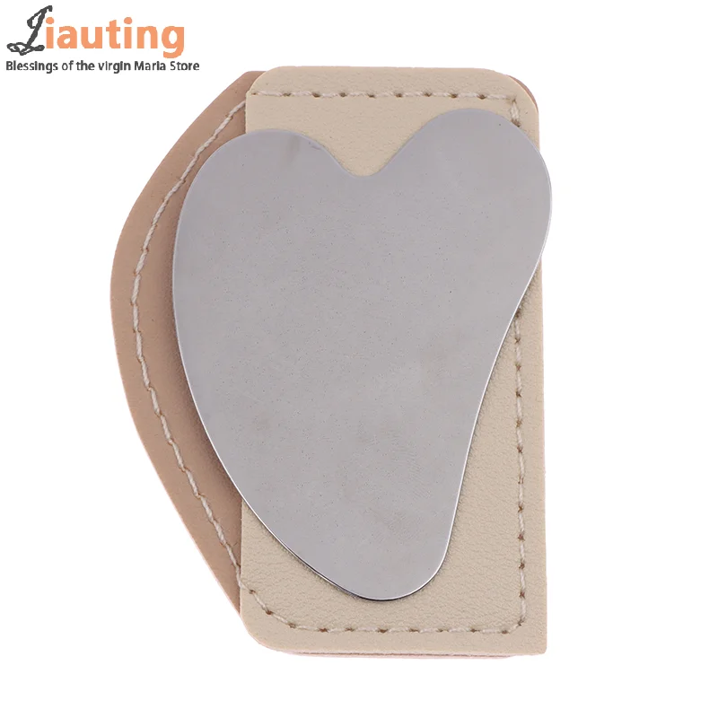 Face Neck Body Guasha Massage Tool Facial Skin Care Guasha Board Face Massager Stainless Steel Gua Sha Scraper Massager