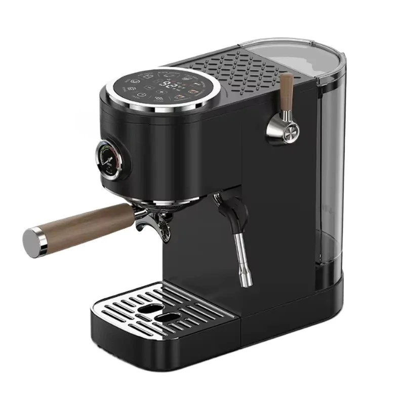 STLF H13 semi-automatic coffee machine, 58mm, double boiler, brews espresso, Americano, cold brew and steam coffee, suitable