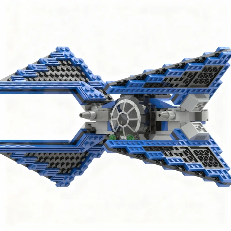 

359 деталей MOC TIE Hunter: Классическая модель звездной битвы, конструктор, рождественский подарок, архитектурная развивающая игрушка, идея для творчества