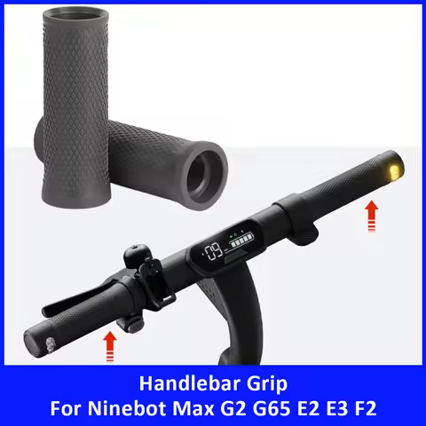 Handlebar Covers for Ninebot Max G2 G65 for E2 E2Pro E3 E3Pro F2 F2Pro F2Plus Silicone Handlebar Grip Replacement Accessories