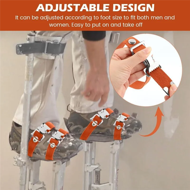 ABGR-أشرطة إمالة الحوائط الجافة، مجموعة أشرطة الساق القابلة للتعديل، أشرطة احتفاظ الساق من النايلون للإمالة