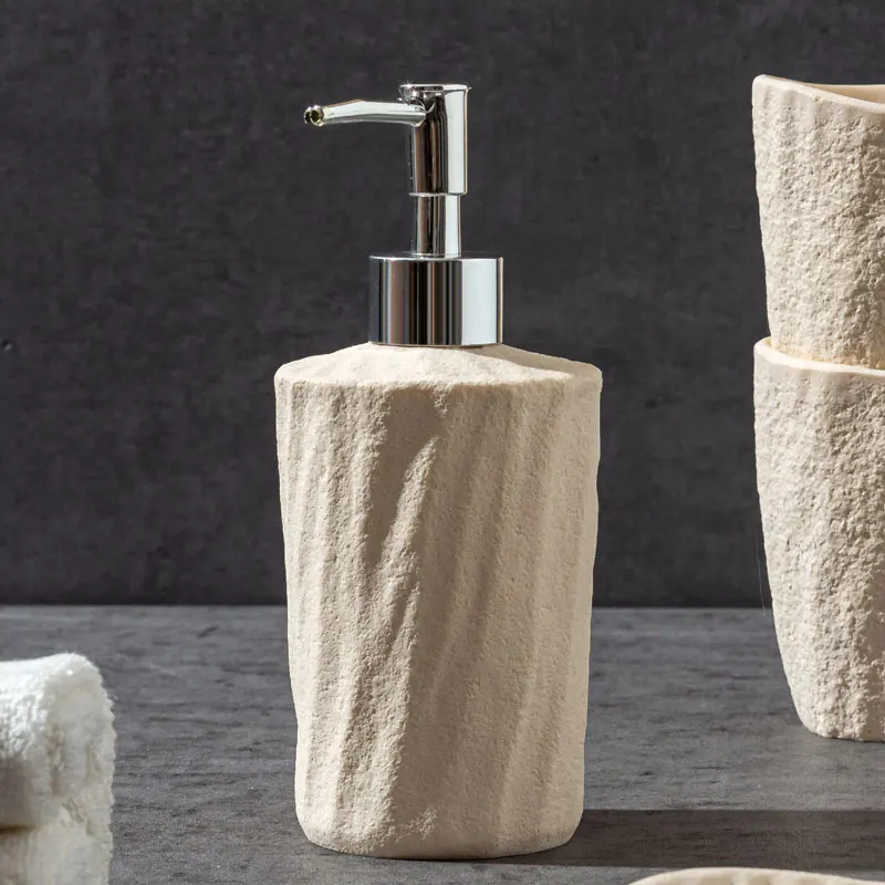 340ml Creative Resin Soap Dispenser lotion Bottle Hotel Luxury Press Bottle Shampoo Shampoo Shower Gel Split Bottle  dispenser