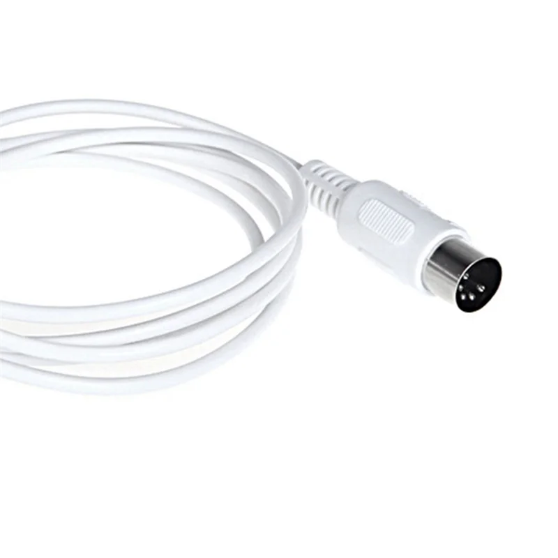 

A66F-10X MIDI Extension Cable To Male 5 Pin 1.5/4.95FT High Quality 5 Pin Male To 5 Pin Male MIDI Extension Cable