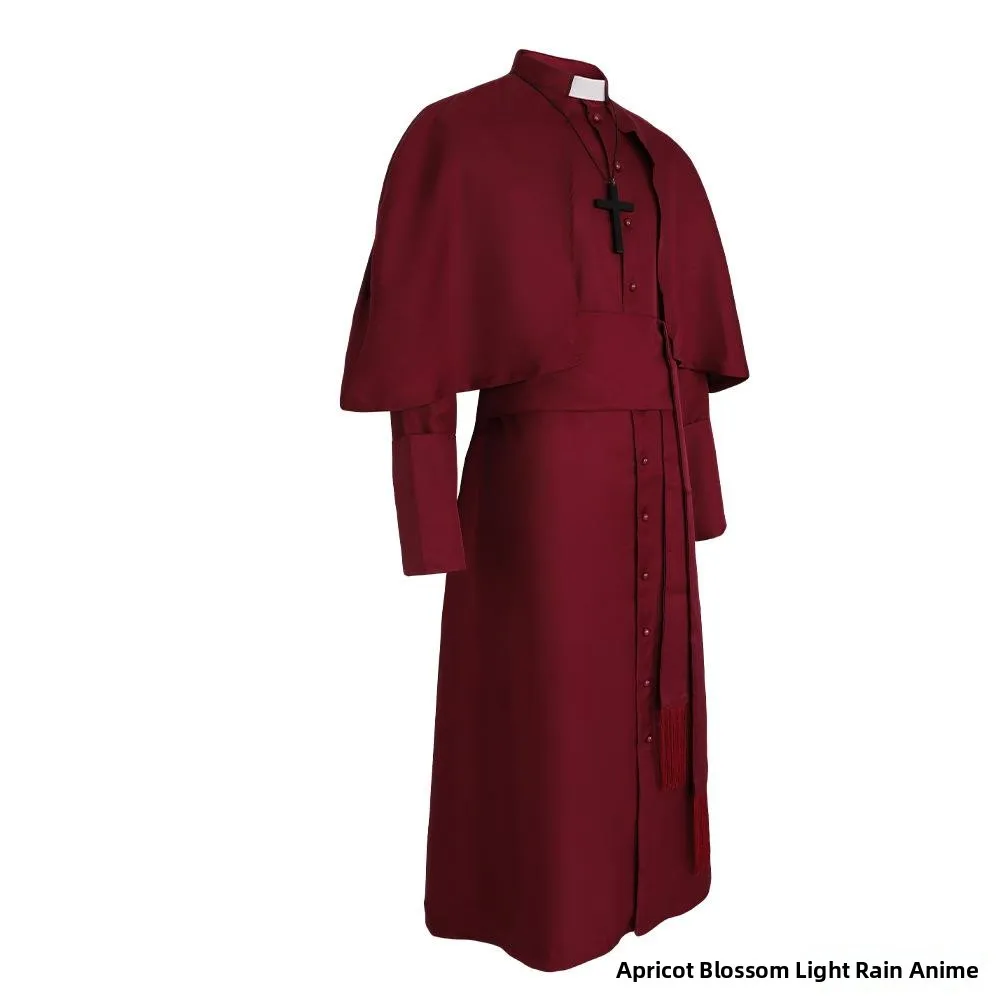 Disfraz de Halloween Reformado Sacerdote e Tiempos medievales Personaje Role-plang Transfronterizo Vintage Sle Ropa étnica para mujer