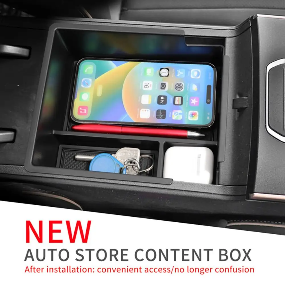 

Для Chery OMODA C5 EV 2024-2025 ящик для хранения подлокотника черный ящик для хранения автомобиля отсек коробка автомобильные принадлежности