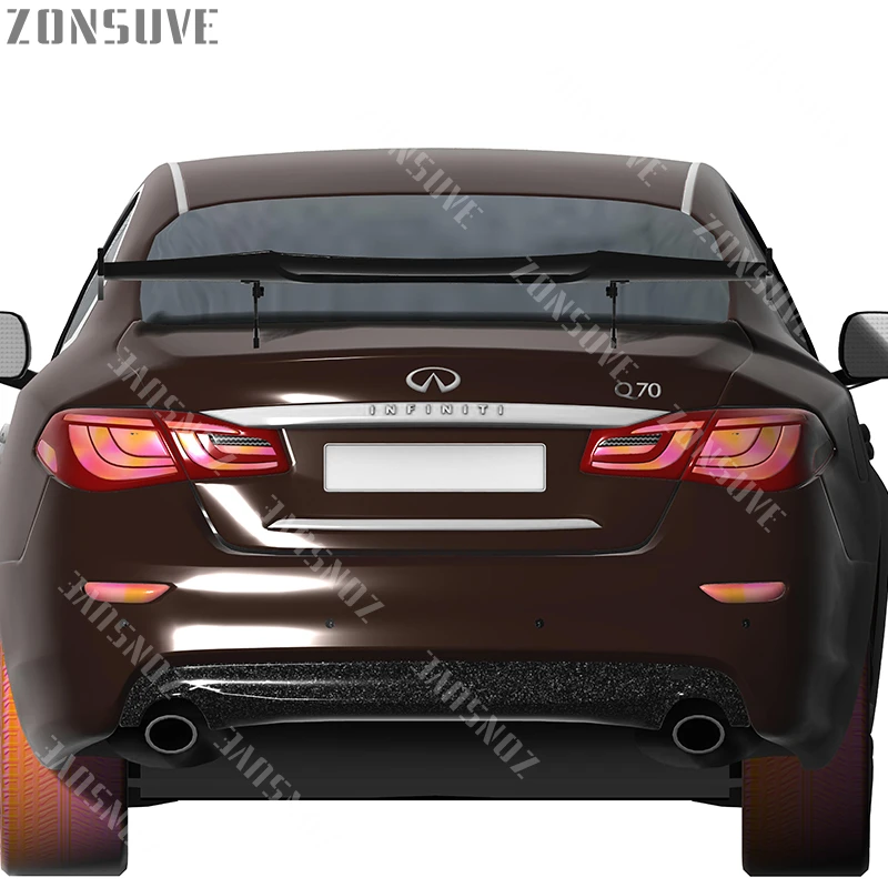 

Use For Infiniti Q70 Spoiler Rear Wing Car Sedan Trunk Body Kit Accessories ABS Plastic