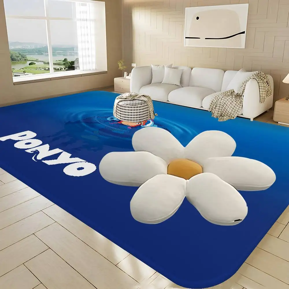 Cute P-Ponyo Movie On The Cliff Anime Entrance Door Mat Nordic Style Home Doormat Bathroom-Toilet Mats Bedroom Hotel Decor Mat