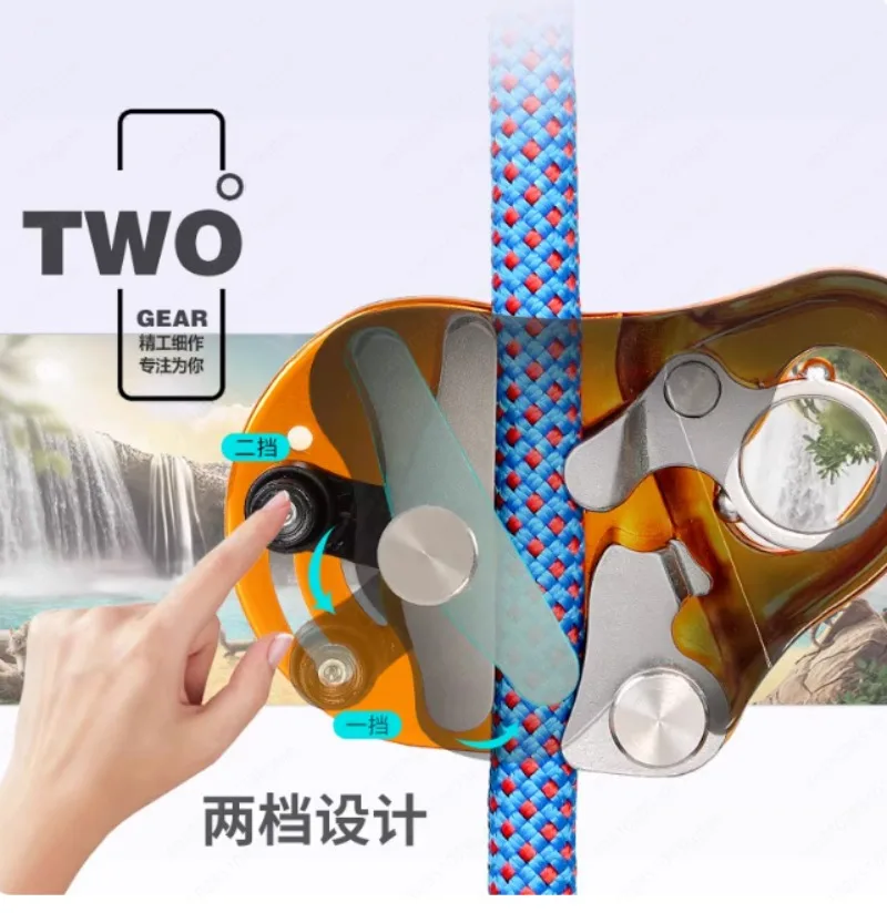 Aerial work protector Movable self-locking rope grabber Flow dropstop anti-fall safety protector