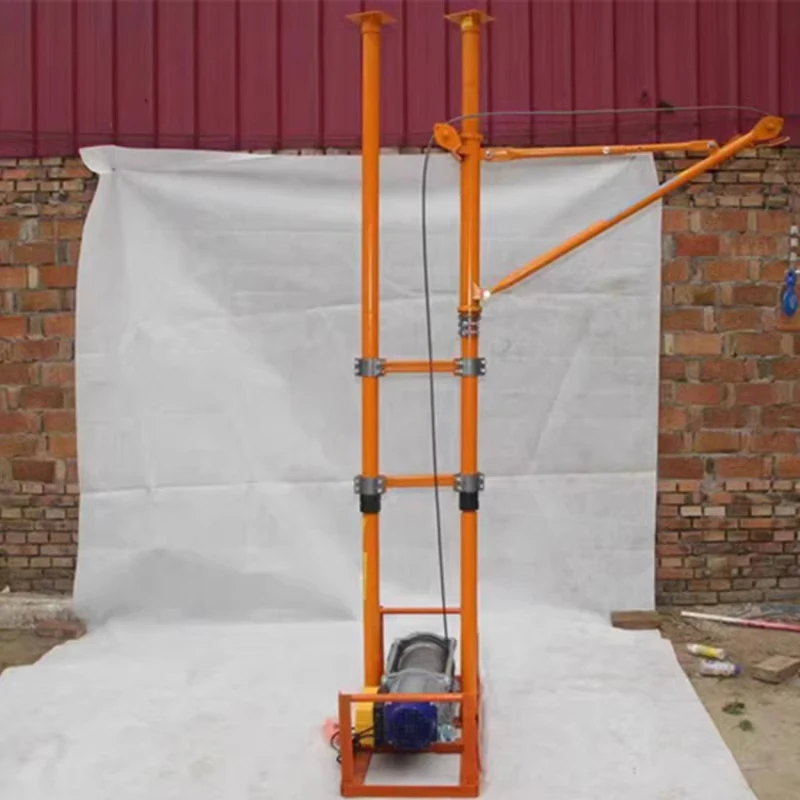 Dual Motor Dual Column Lift Home Window Door Glass Installation Lifter Compact 15 Ton Electric Hoist Crane Customized