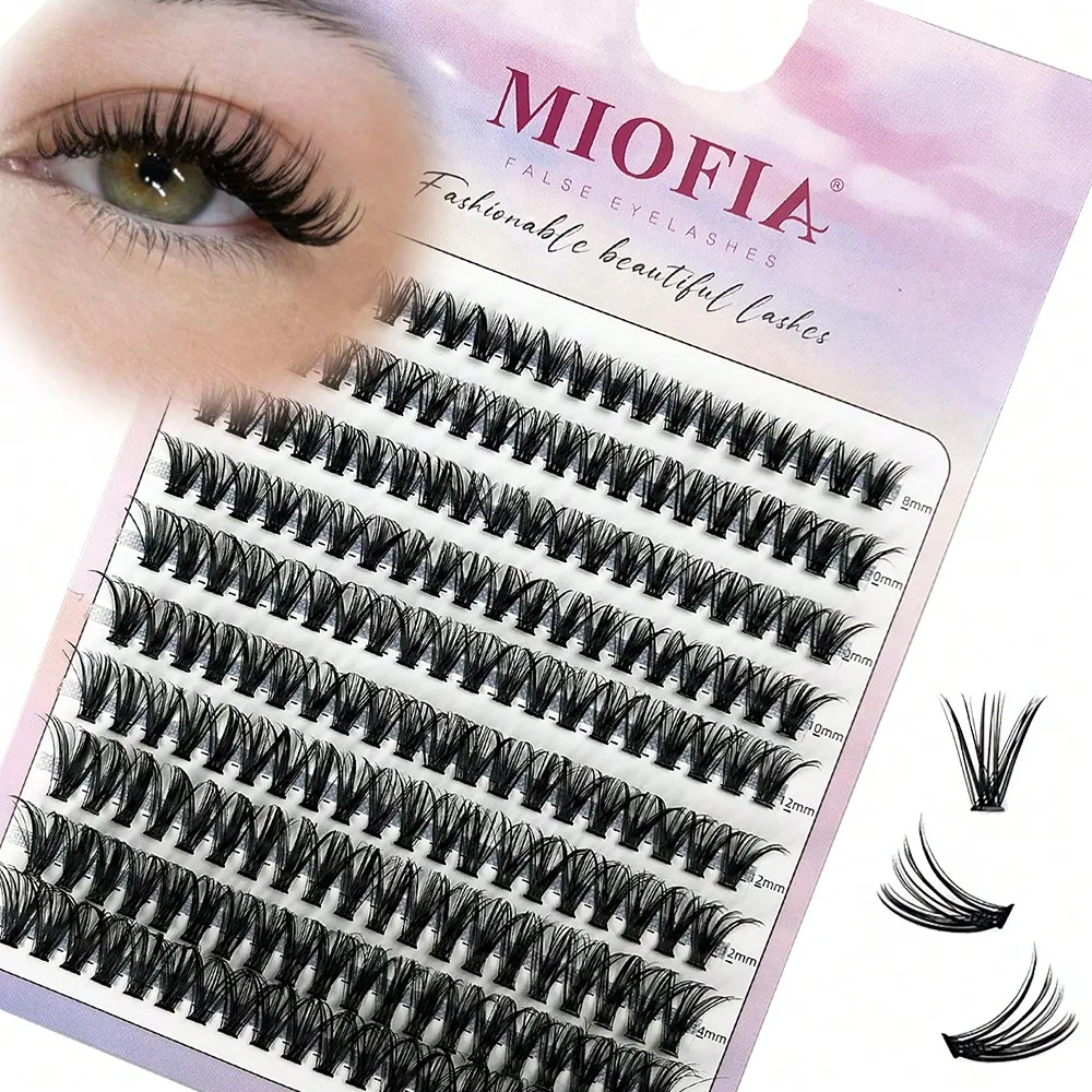 

30D 40D 60D 80D Mink False Eyelashes 160/200 Bundles Natural Lashes extension 3D Russia Volume Individual Eyelash Cluster Makeup