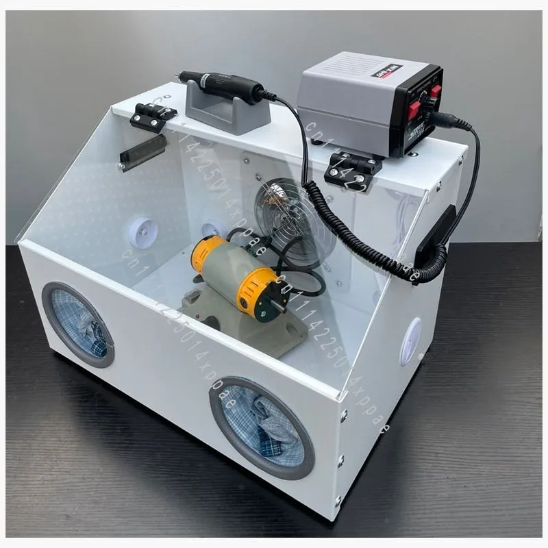 Table Grinding Acrylic Dust Cover Table Mill Dust Box Model Spray Paint Box Grinding Machine