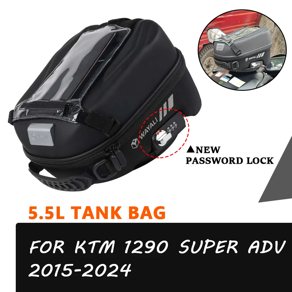 Motorcycle Accessories Fuel Tank Bag Luggage Backpack Tanklock Bags For KTM 1290 Super Adventure R S T 1290 ADV 2015 - 2024 2023