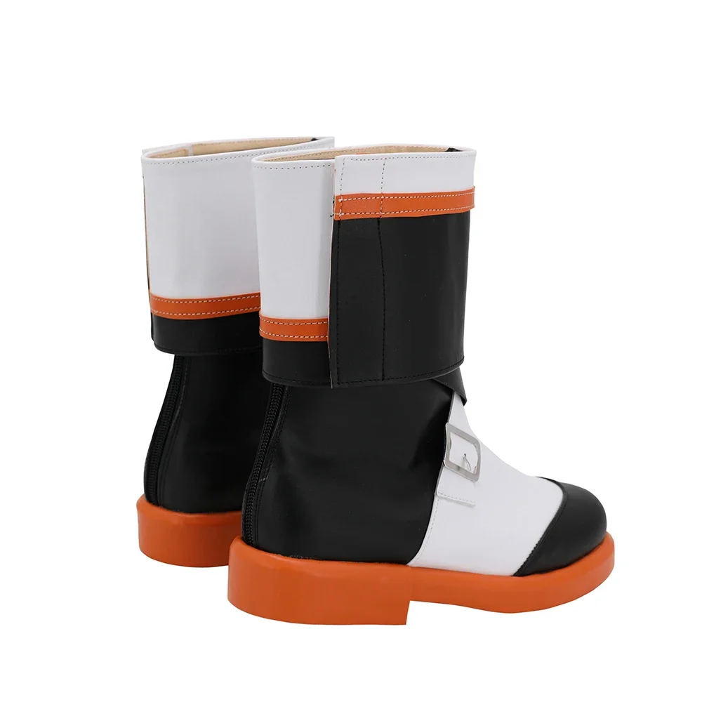 Game Arknights Croissant Cosplay Boots Customized Leather Shoes for Unisex Any Size (3)