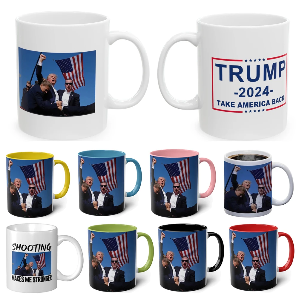 Donald Trump Cup 11 Oz Trump Mug Shot Cup Ceramic Coffee Tea Mu Donald Trump 2024 Campaign Mug Ceramic Coffee Mugs