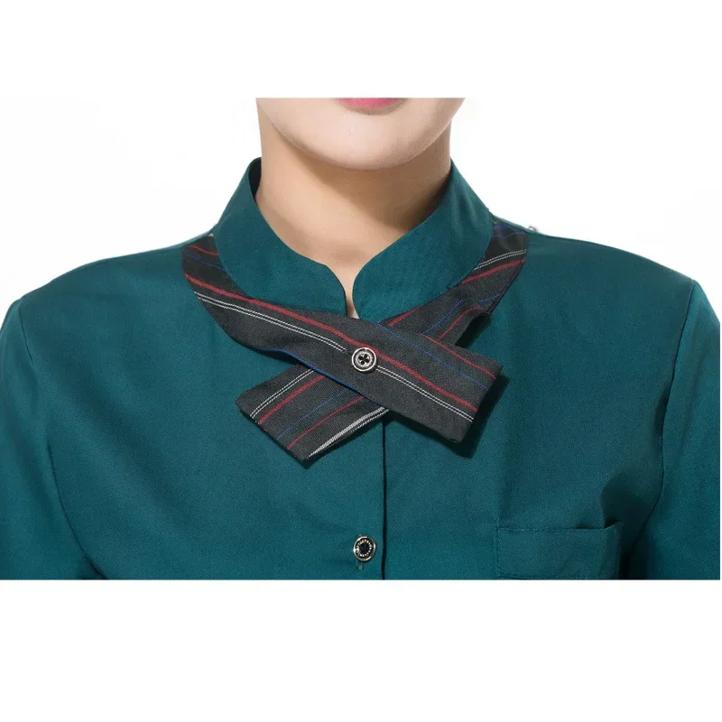 夏作業服ウェイター服半袖ウェイター制服ウェイトレス茶屋中華レストラン鍋作業服