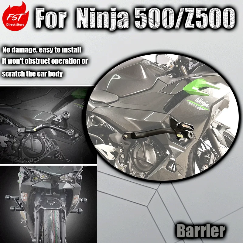 

Fits Ninja 500 Z500 Crash Bar Anti-Fall Guard Racing Bumper