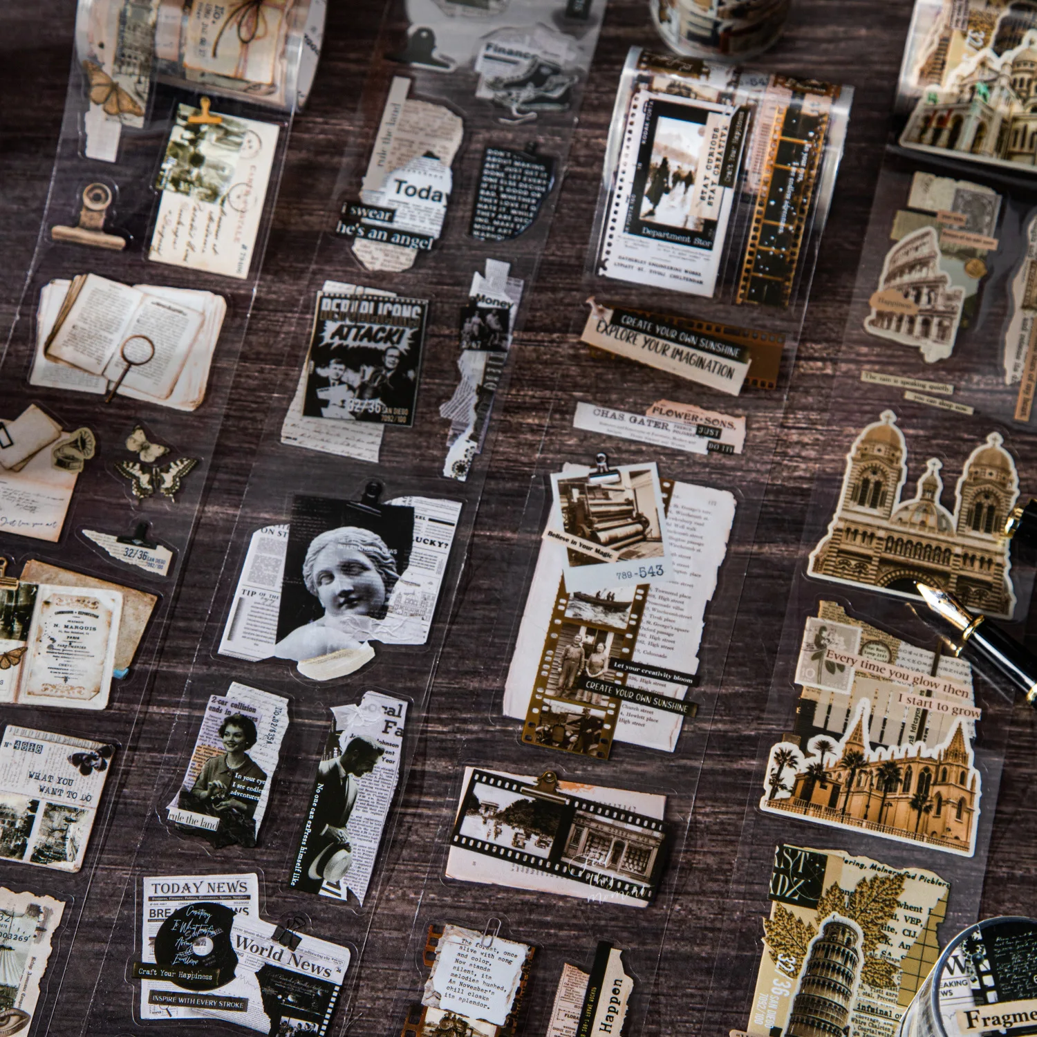 

1pcs/lot Decorative Adhesive tapes The scenery of a tree Scrapbooking DIY Paper Scrapbooking Stickers