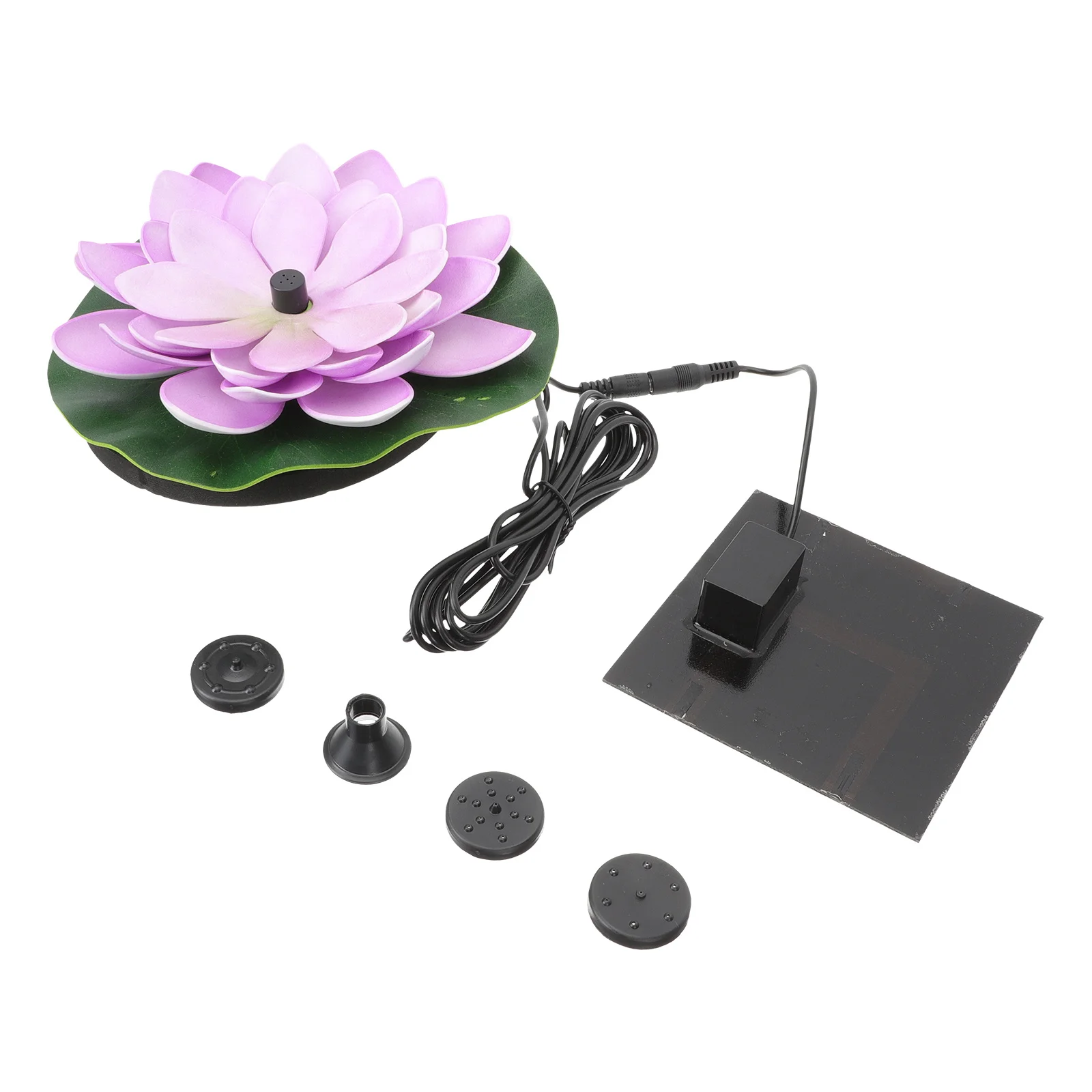 

1Set Floating Solar Fountain Water Solar Powered Garden Outdoor Fountain for Pool Fish Tank Oxygen Circulation