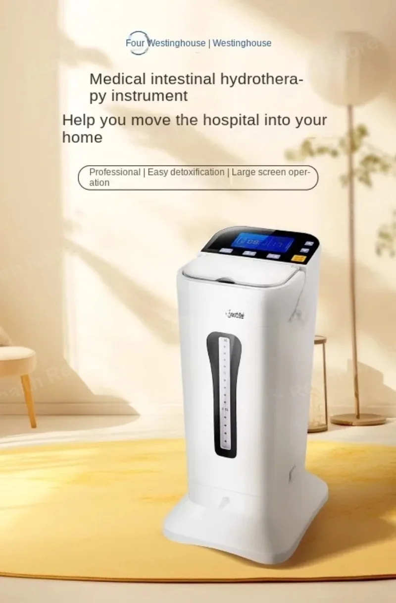 آلة تنظيف السموم للري القولوني سعة 2 لتر، جهاز العلاج المائي للقولون المحمول