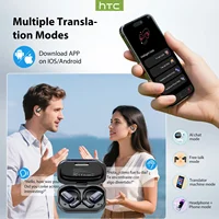 【Auriculaires traducteur AI】 écouteurs Bluetooth HTC NE25 écran tactile LCD casque sans fil Sport longue durée de vie avec micro HD 6