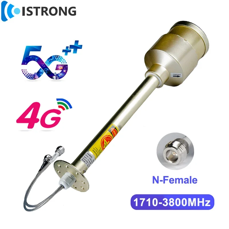 Imagem -02 - Mimo Antena Parabólica para Telefone Móvel 5g 4g 30dbi Dual Band Bipolar Feedhorn Longo Alcance ao ar Livre Amplificador de Sinal de Telefone