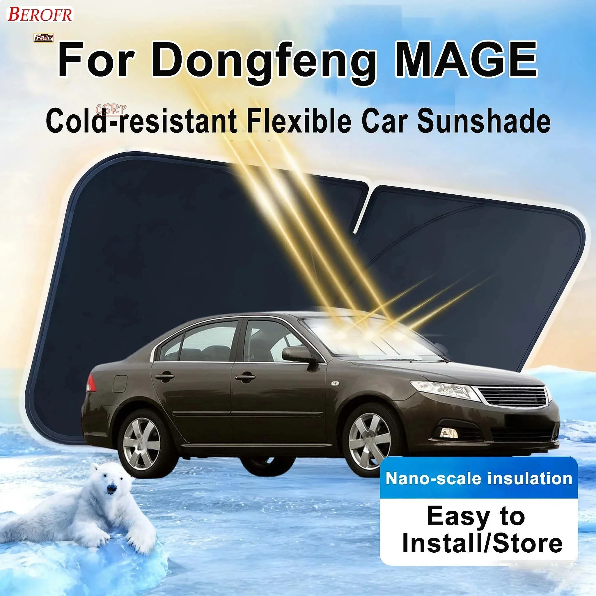 For Dongfeng MAGE 2024-2026 Car Windshield Sunshade Cover Front Window Sun Shade Heat Insulation Summer Auto Accessories