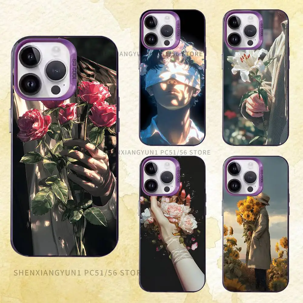 Romance of Love Case For IPhone 11 12 13 14 15 16 17 Pro Max XS X XR Cover