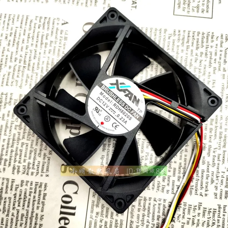ORIGINAL RDH8020S 12V 0.08A 8020 8CM CM COOLING FAN