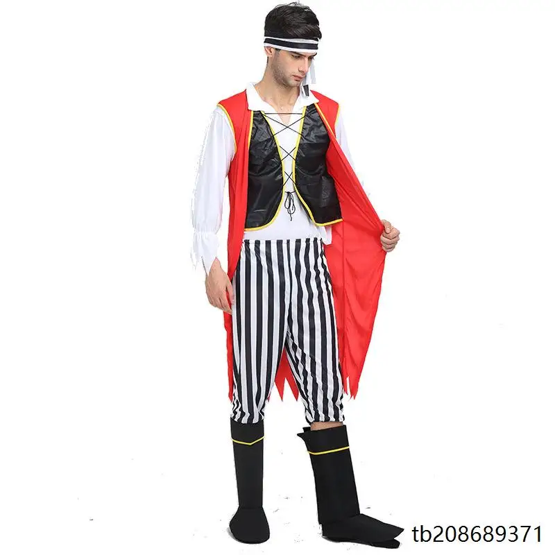 Adult Caribbean Pirate Cosplay Costume loween Performance Clothes Role-plang Outfit Stage Costume Women's Traditional Wear
