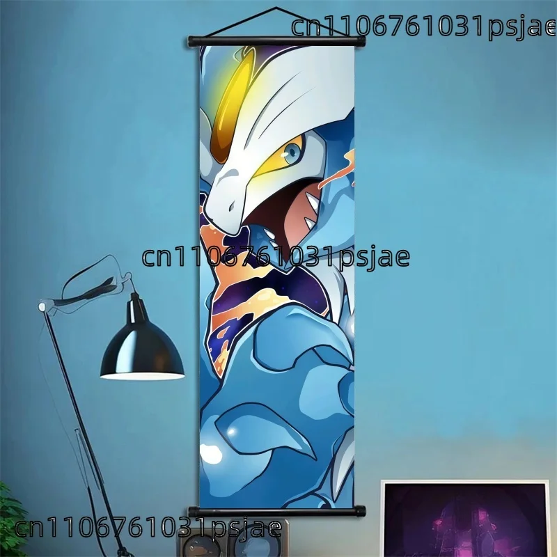 معلقات جدارية مذهلة من كيوريم بوكيمون - التقاط القوة المريجة وهالة الجليد الغامضة - التنين