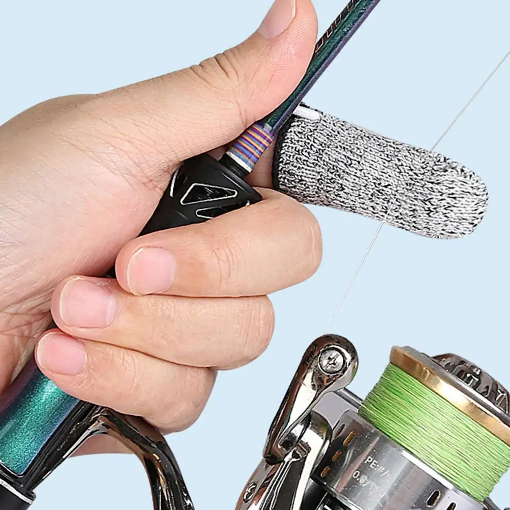 Anti-cut Index Finger Cover Fishing Finger Protector Glove Single Finger Anti-cut Cover Wear-resistant for Outdoor for Fishing