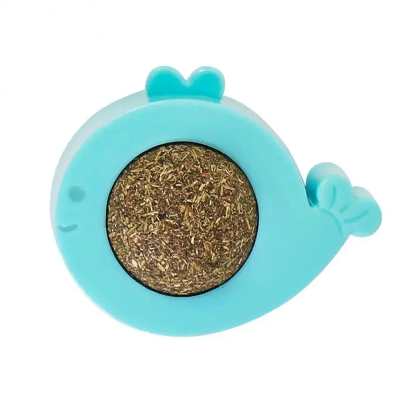 Rotating Cat Mint Ball Playing Cat Toys Grinding Teeth Cat Snacks Mint Ball Self Hi Cat Sugar Licking Cat Grass Ball