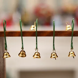 Small Mini Jingle Bells for Handwork, Gold and Silver Metal, Wedding and Christmas Decoration Accessories DIY Crafts 10 PCs/Pack