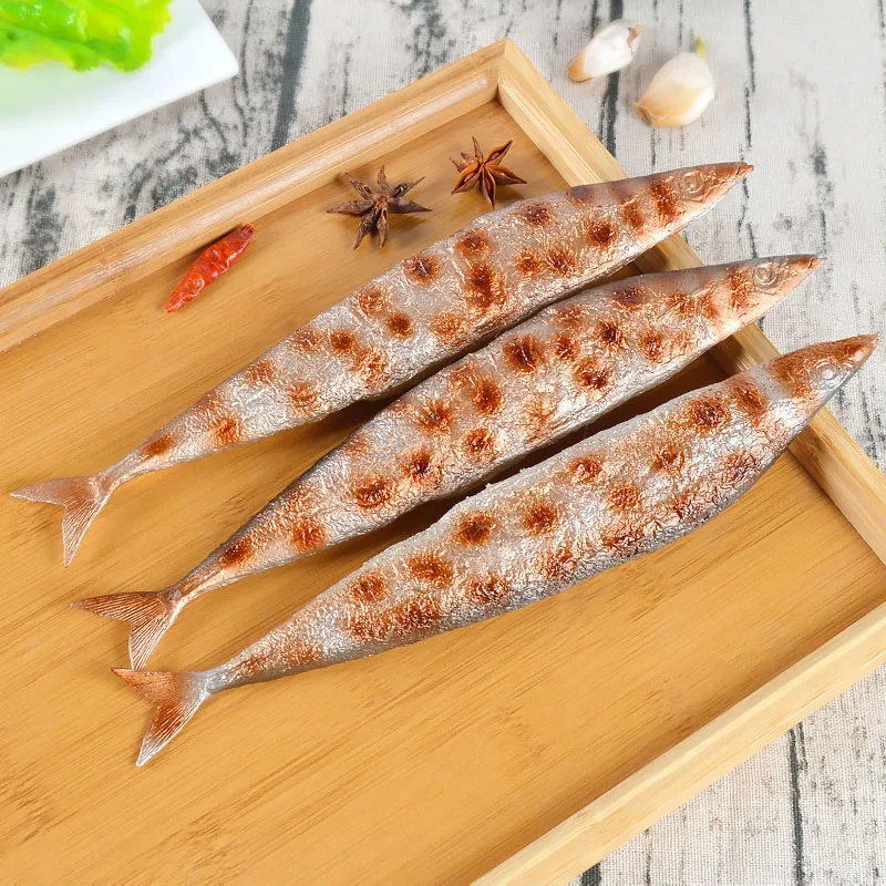 Gefälschte Fische Simulierte Herbst Schwertfisch Prop Ornament Simulierte Gesalzene Fische Modell Foto Requisiten Ins Lebensmittel Modell