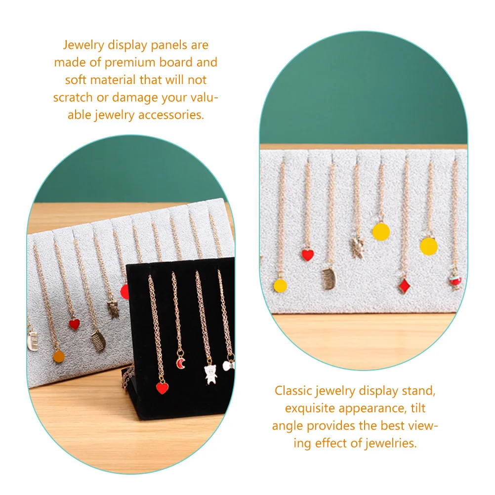 Jewelry Display Board Lightweight Soft Jewelry Organizer Panel for Bracelets Necklaces Display Boutique Counter
