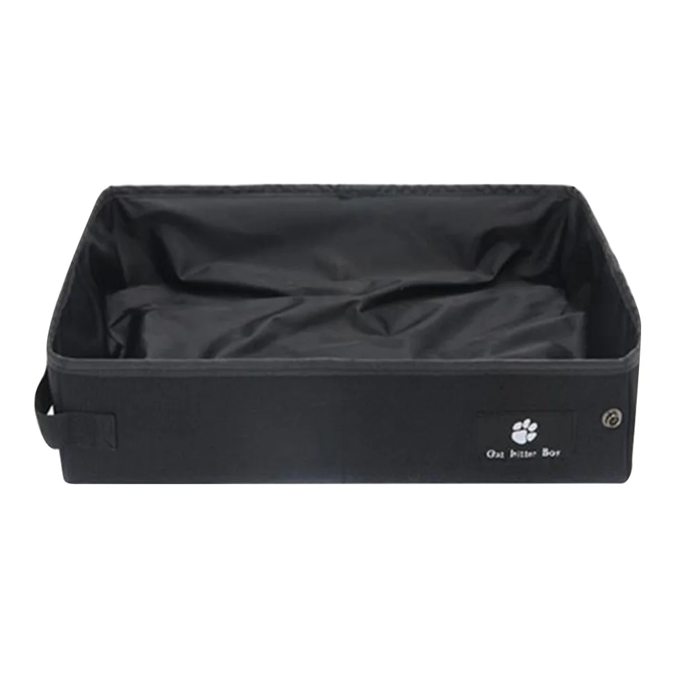 

Waterproof Cat Litter Box High Quality Durable Folding Design Easy Clean Indoor Outdoor Pet Pee Case Litter Pan Balcony Patio