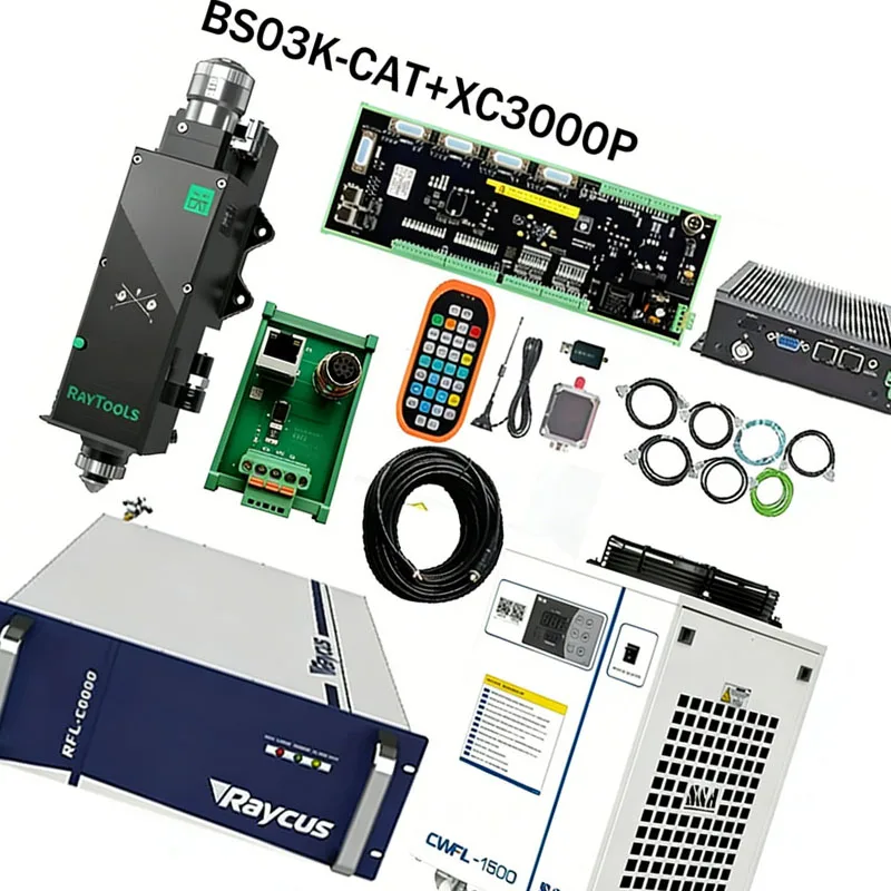 Raytools XC3000P bus BS03K-CAT cutting head Raytools RFL-1500/RFL-2000/RFL-3000/RFL-6000 1.5KW/2KW/3KW laser cutting equipment