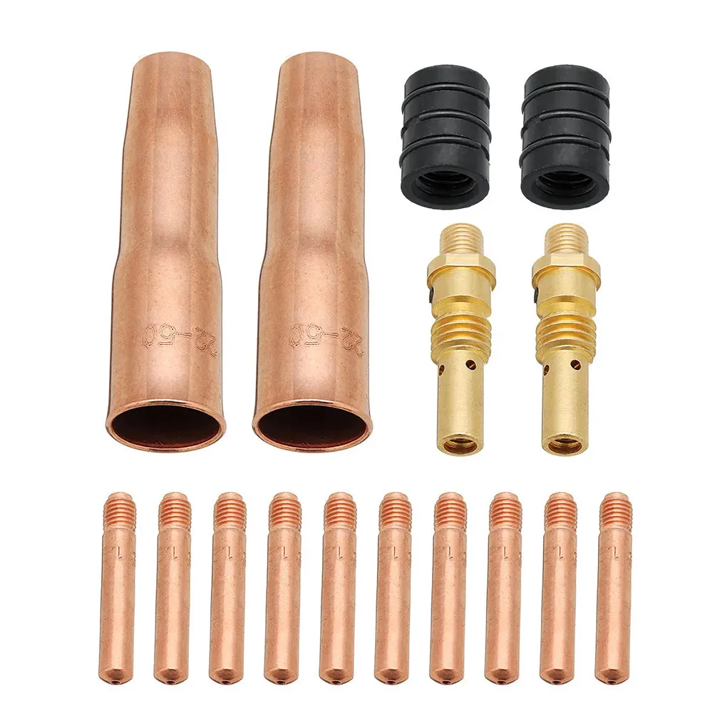 

16pcs Gas Shielded Welding Set Nozzle Adapter High-strength Gas Diffuser