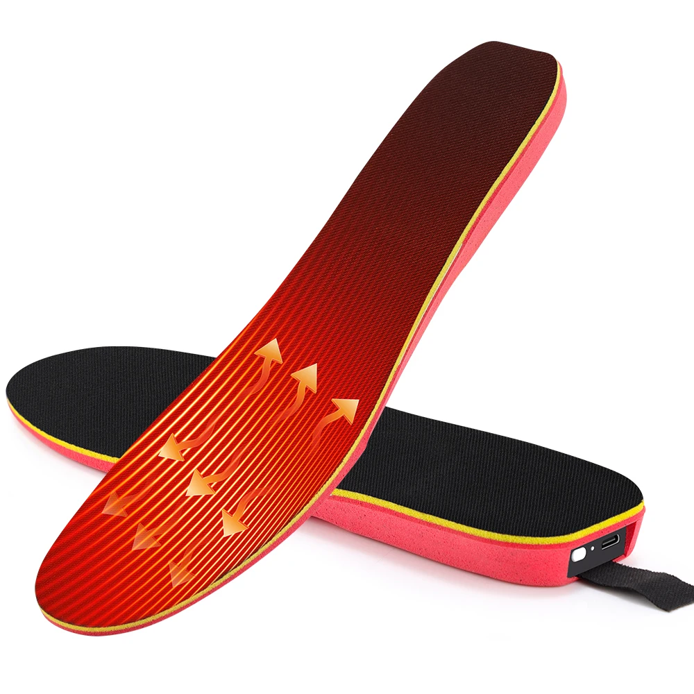 

Heated Insoles APP Control Wireless Heating Insoles Winter Camping Outdoor Ski Adjustable Temperature Anti-Cold Pads 1 Pair