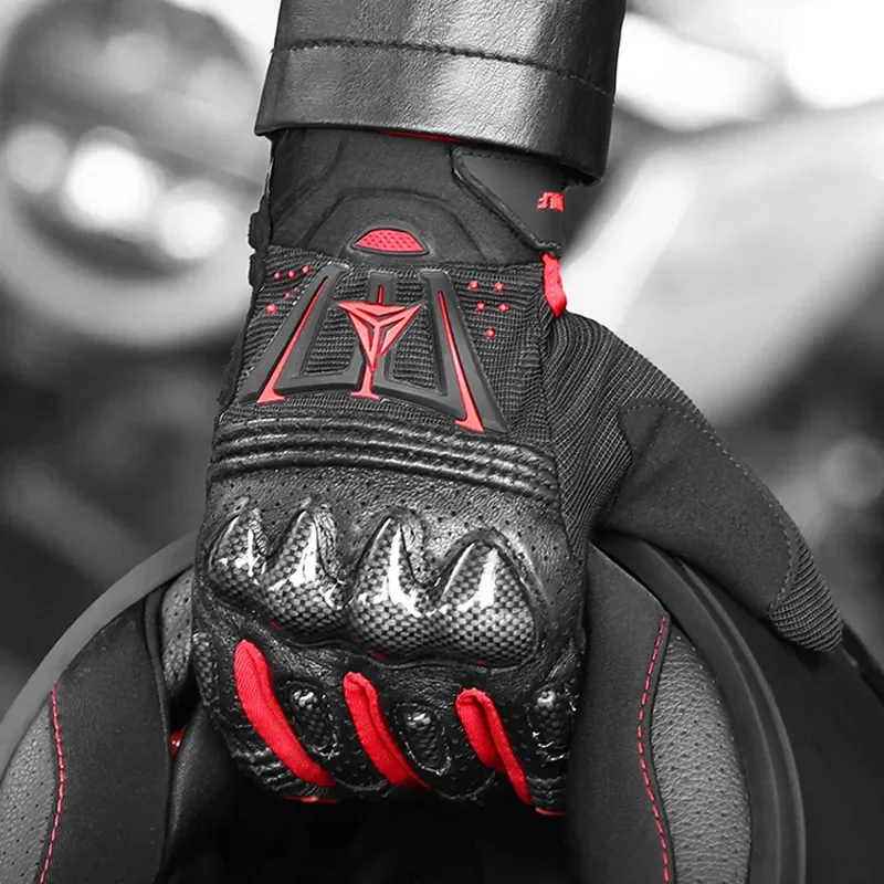 Motorcycle Summer Outdoor Cycling Breathable Gloves Off-road Racing Touch Screen Fall And Shock Protection Gloves Equipment Men