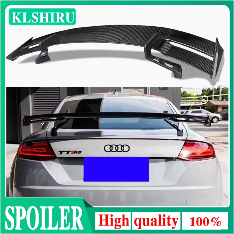 CARBON SPOILERS LIP FOR AUDI TT RS MK3 R8 V8 V10 COUPE 2008-2020 SPORT GT WING SPLITTER FOR AUDI COUPE RACING