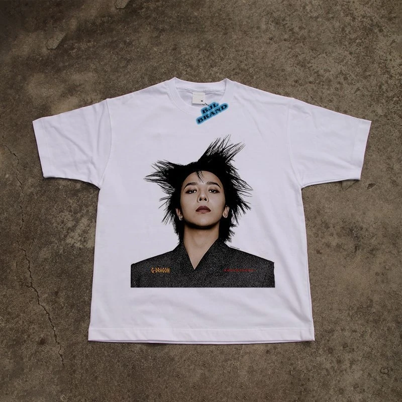 

Новое поступление G DRAGON футболка G-Dragon Ubermensch футболка для любителей концертов Kpop модные женские и мужские летние хлопковые футболки с короткими рукавами